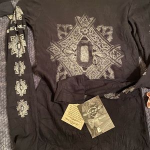 NWT SLEDGE NK New Kind long sleeve Womens Medium Shirt $20